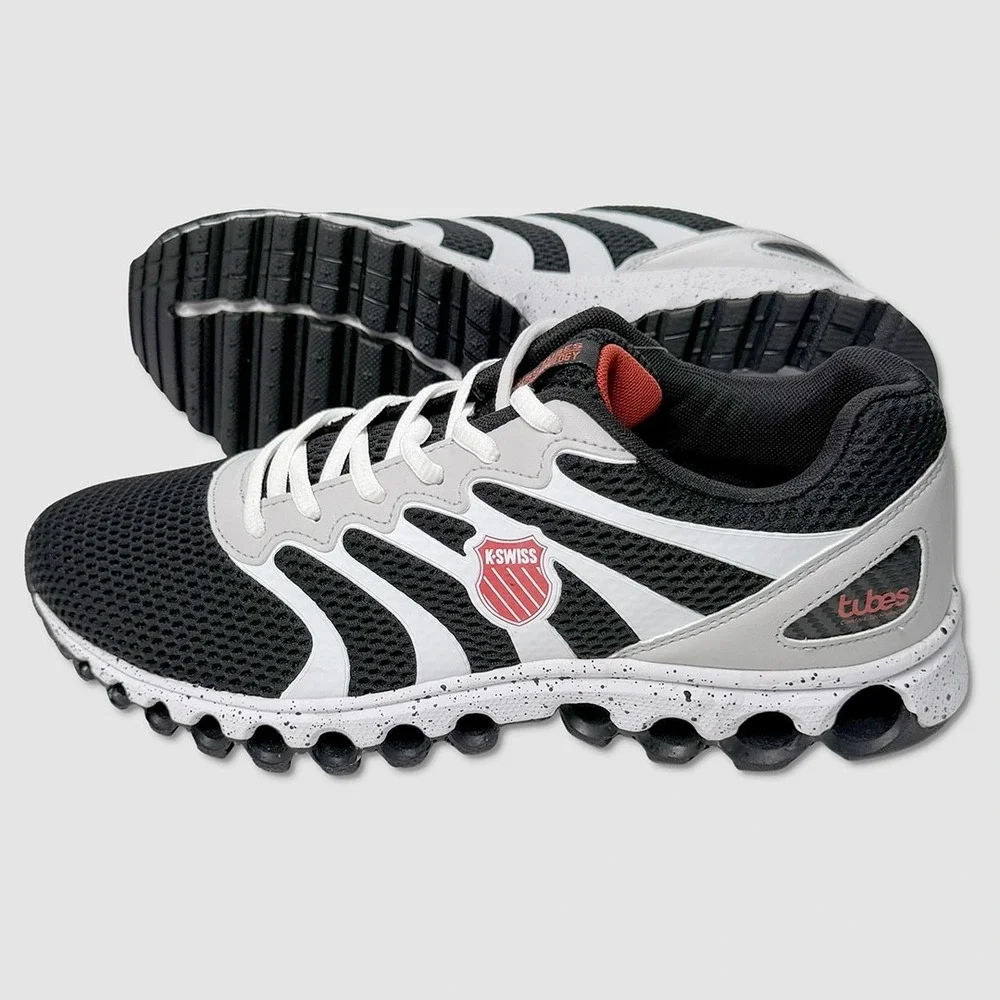 K-Swiss Tubes Shoes / Sneakers - NEW Mens Size 10 White / Black - #49684-OF